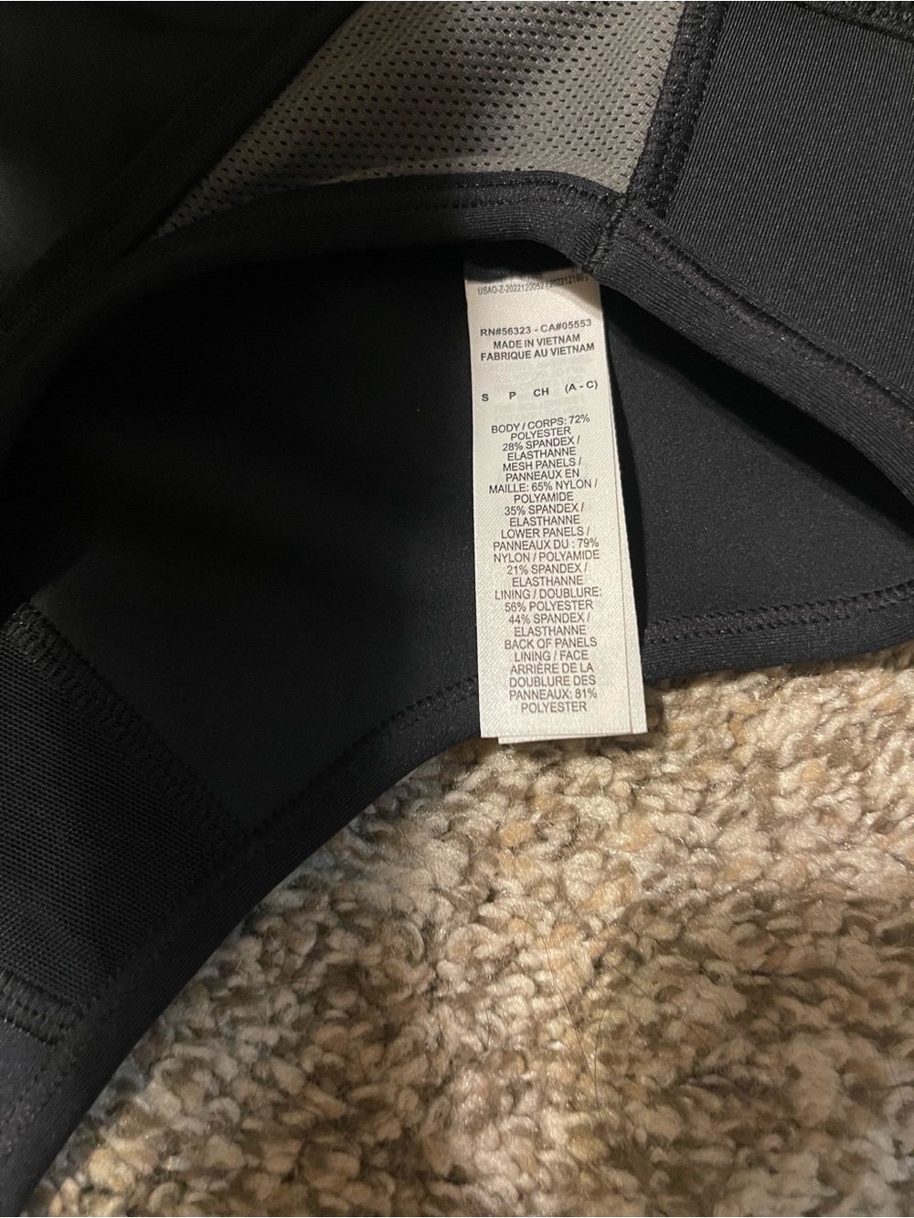 Nike Women's Black Swoosh Sports Bra - Picture 3 of 3